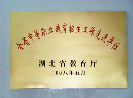 全省中等职业教育招生工作先进单位