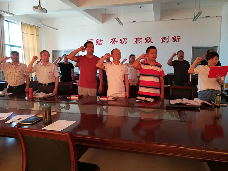 党支部开展“扫黑除恶、勇当先锋”主题党日活动