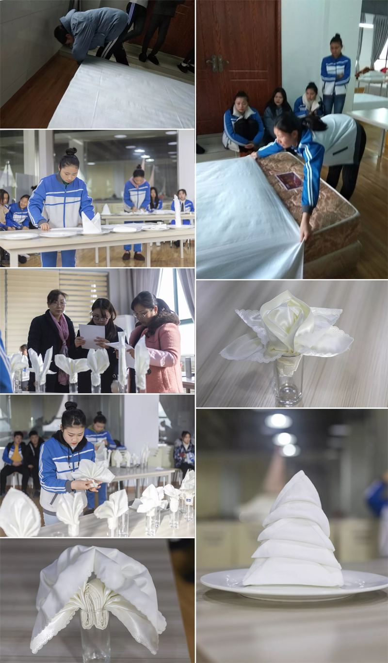 荆州市机械电子工业学校学前教育、酒店管理专业举行技能竞赛