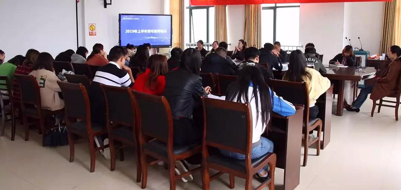 我校举行青年教师培训会