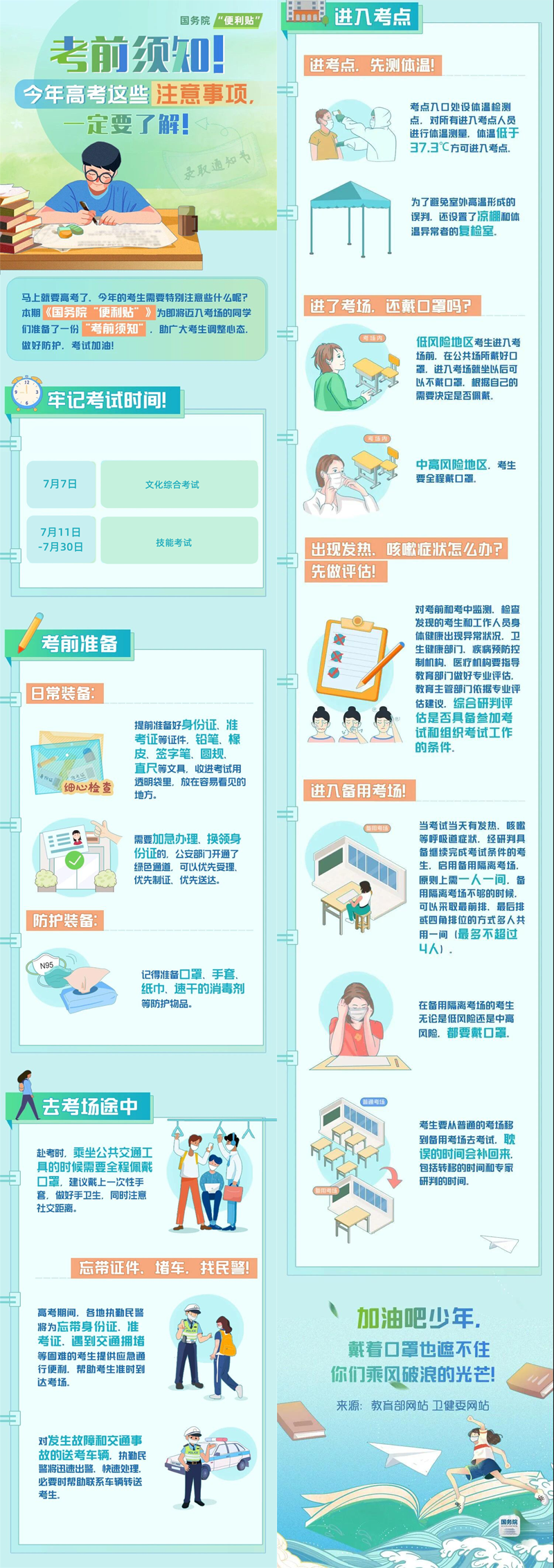 @电校学子，请收好这份2020《高考须知》